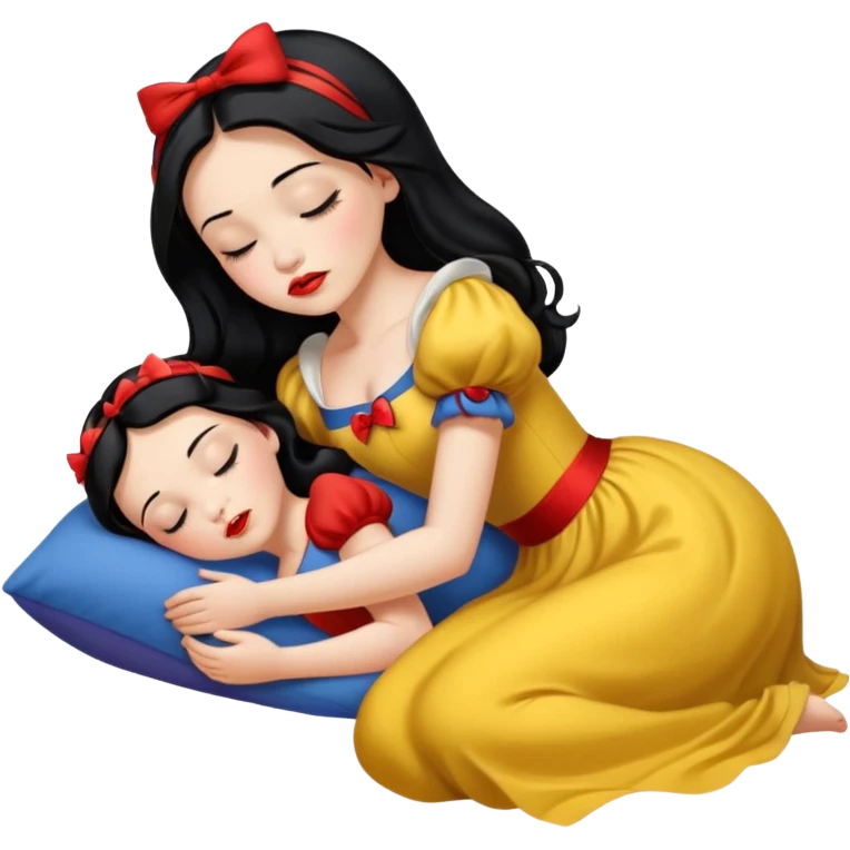 sleeping snow white emoji