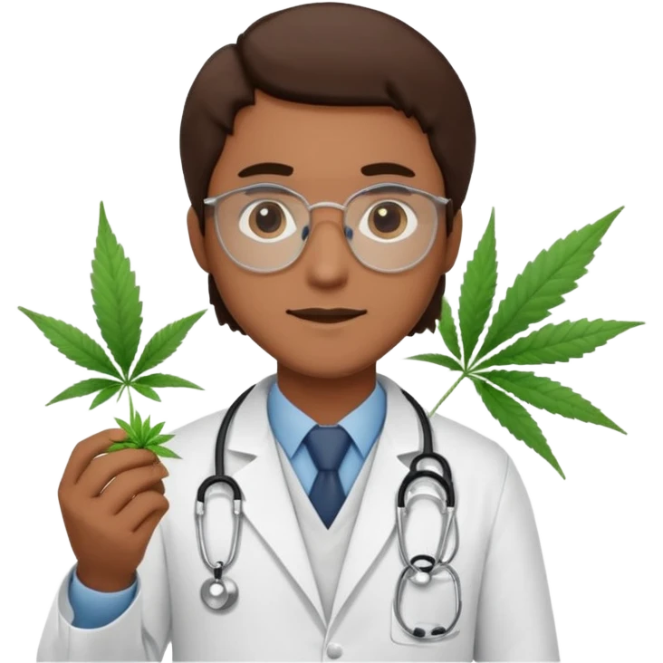 Weed doctor emoji