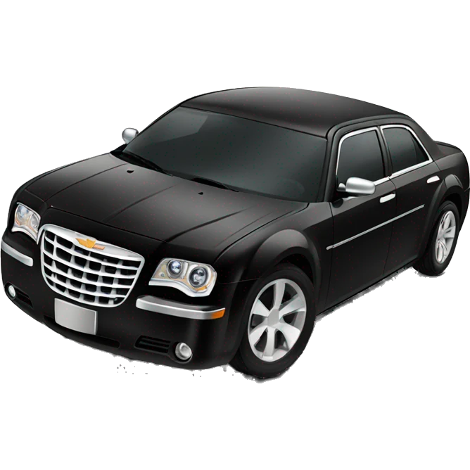 Black Chrysler 300 emoji