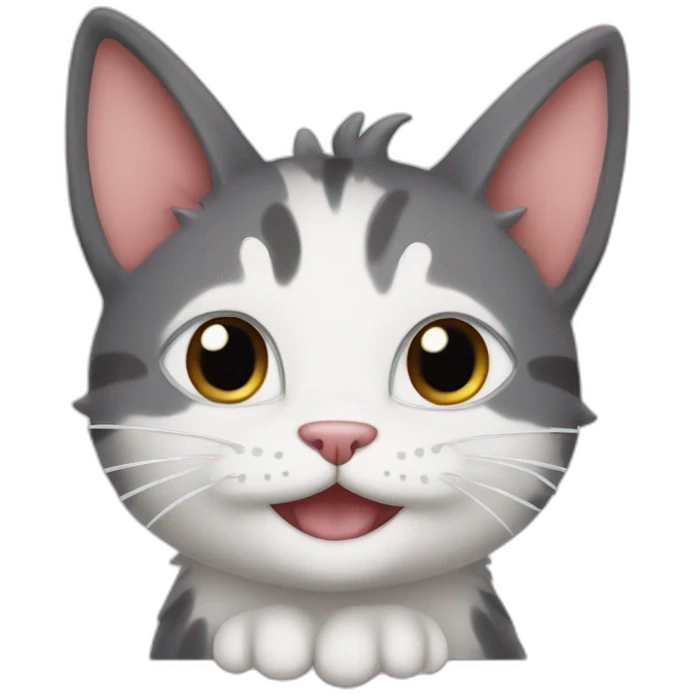 Happy fairy Tail cat emoji