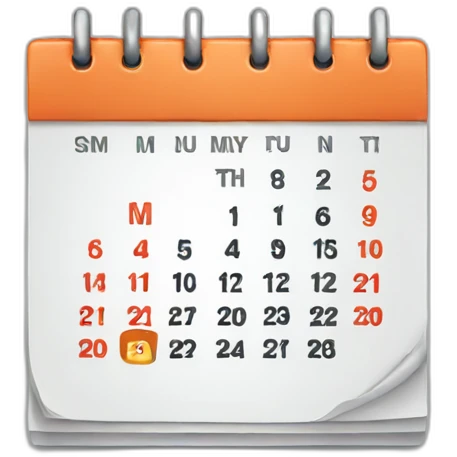 calendar emoji