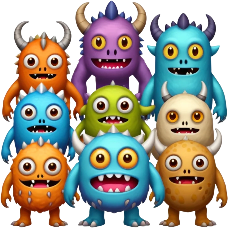 Horror and funny  emoji