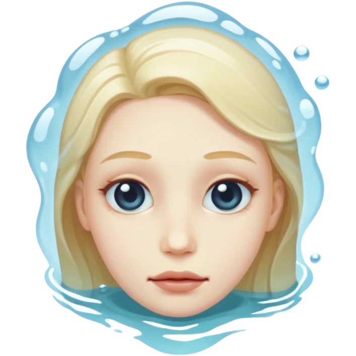 Underwater face emoji