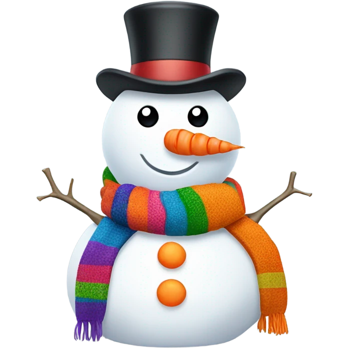 Snow man emoji