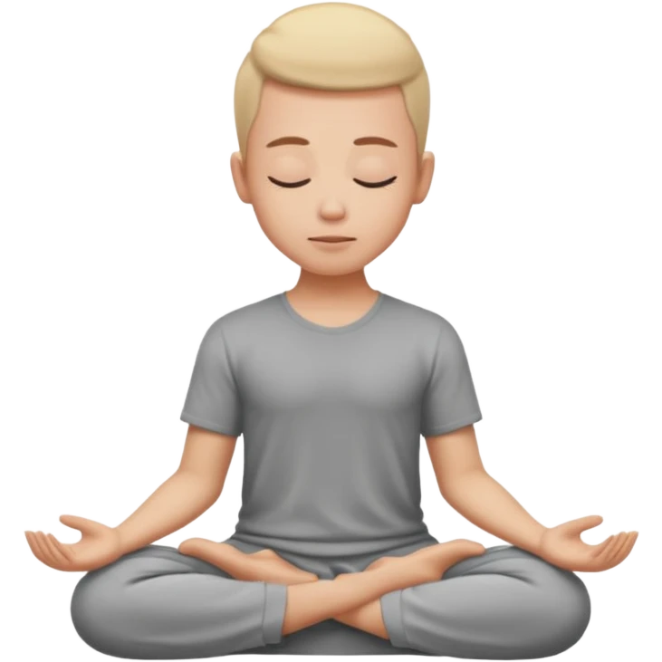 meditation emoji