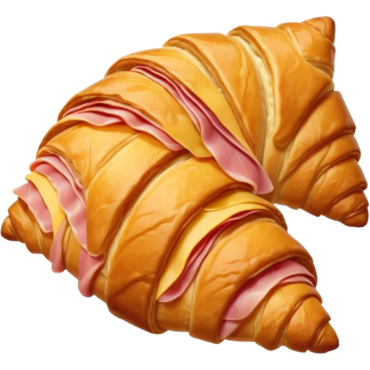 ham and cheese croissant emoji