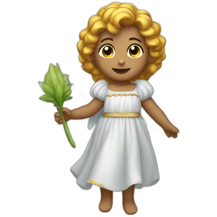 Ange qui sourit emoji