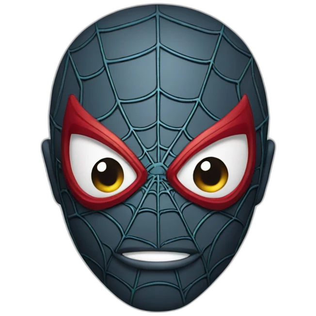 Spiderman head emoji