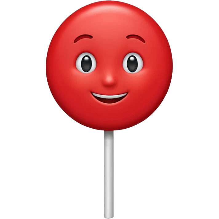 lollipop with eyes and mouth and personality emoji
