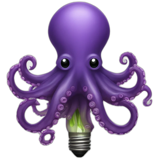 Octopus bulb  emoji