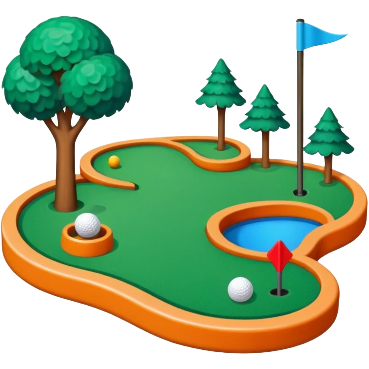 Mini golf emoji