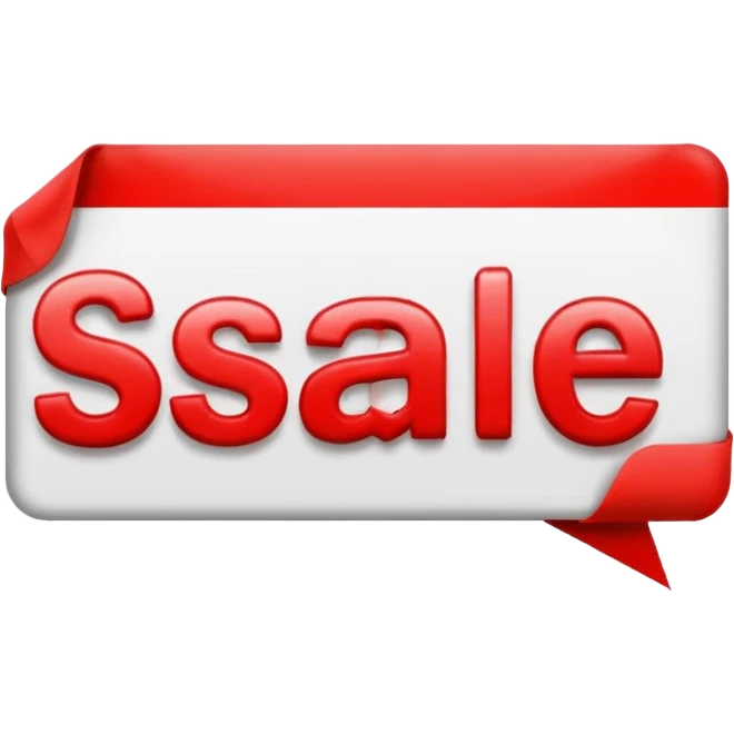 SALE emoji