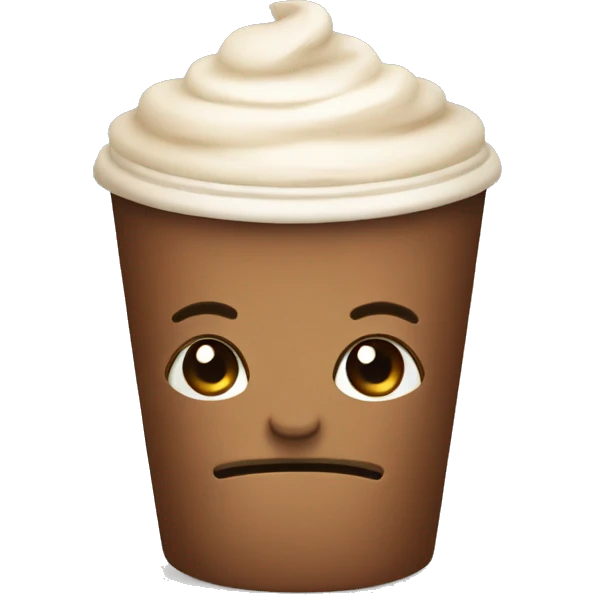Cute coffee emoji