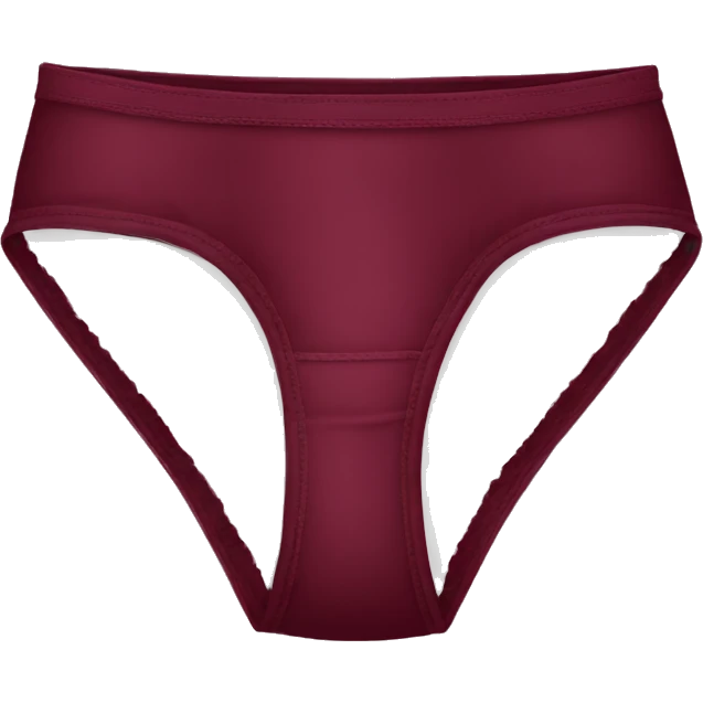 Wine red underwear emoji