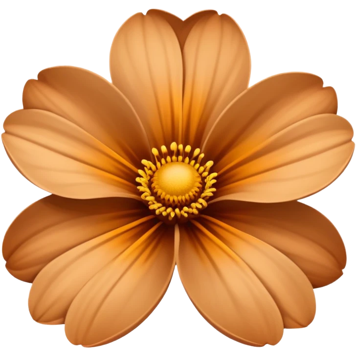 brown flower emoji