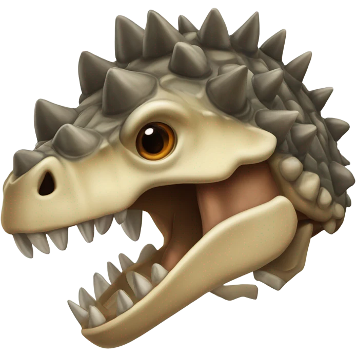 Ankylosaurus head emoji