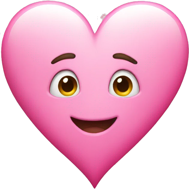 Pink heart emoji