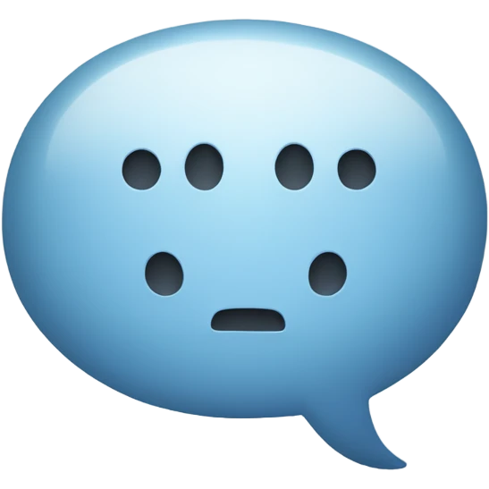 blank speech bubble  emoji