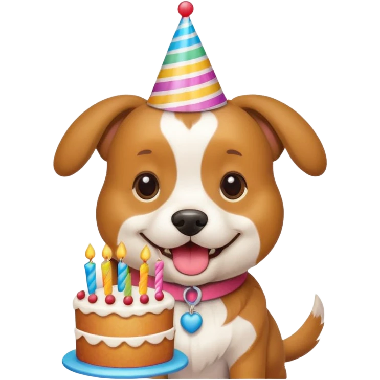 Birthday dog  emoji