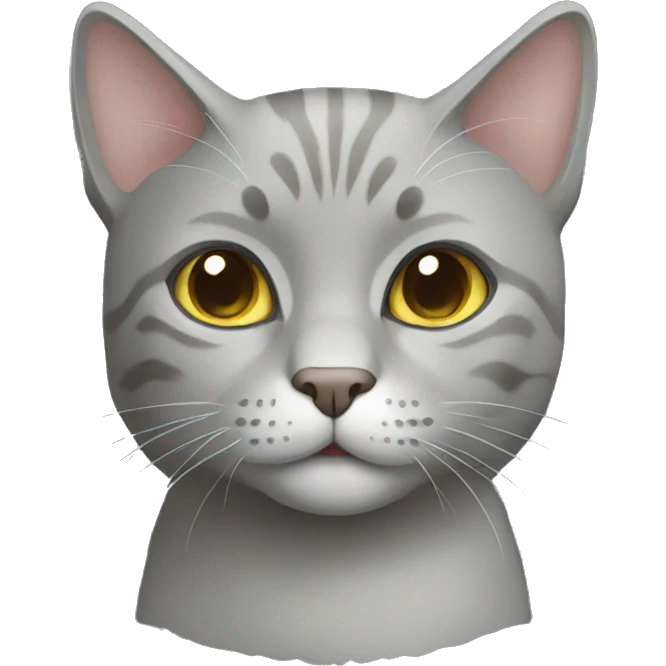 gray cat emoji