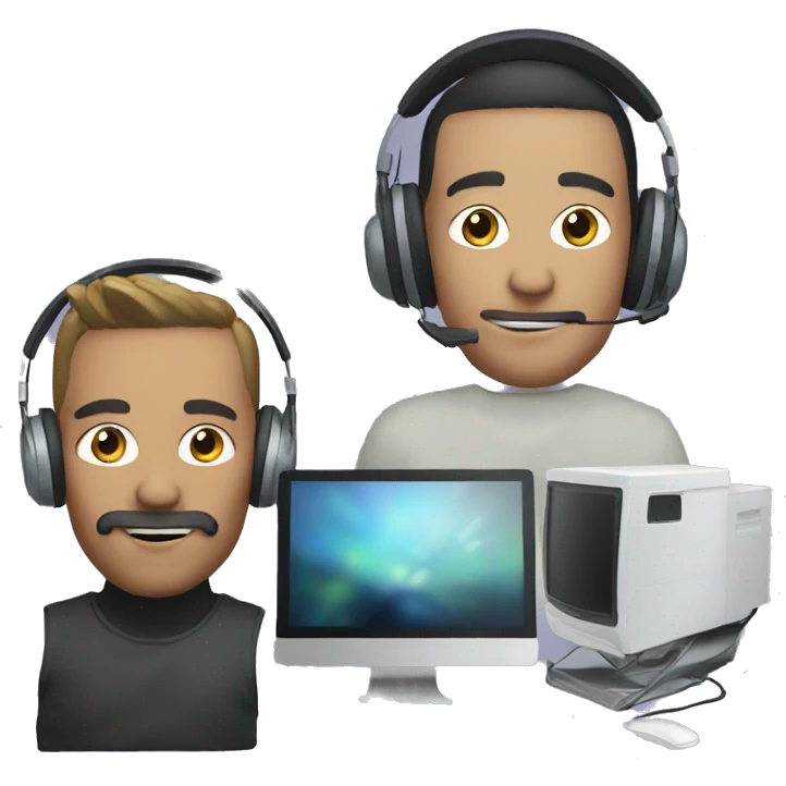 quest headset and a computer next to eachother emoji