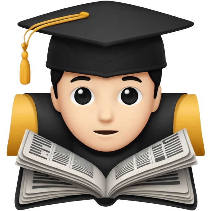all-black newspaper emoji