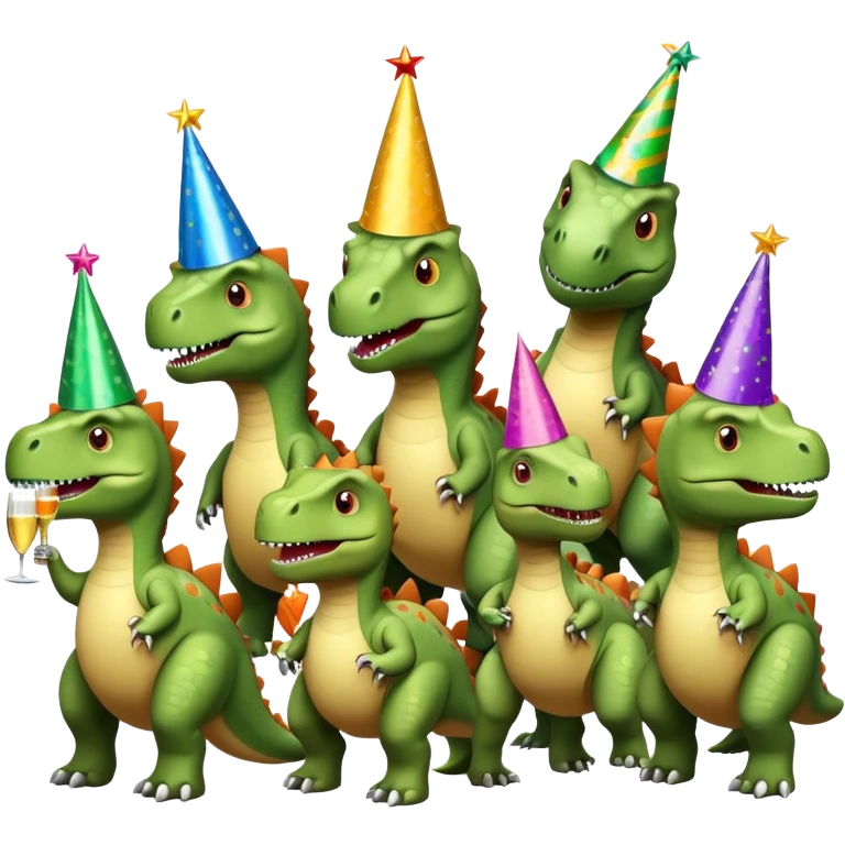 Trex party  emoji