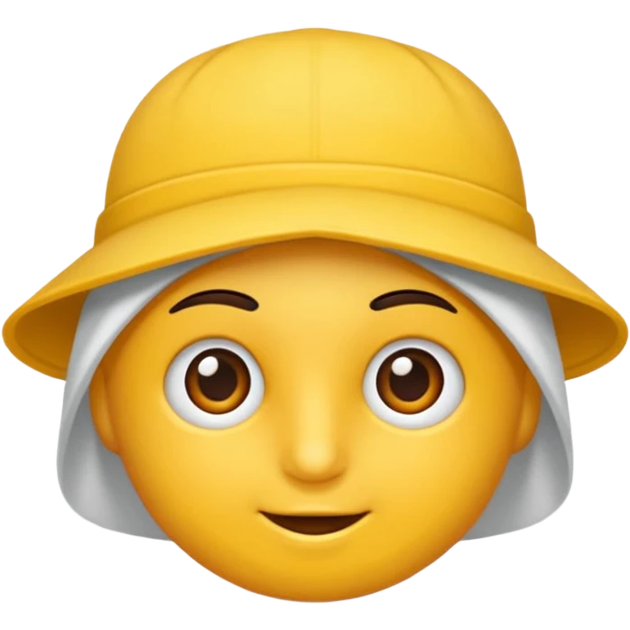 şapka takan ördek emoji