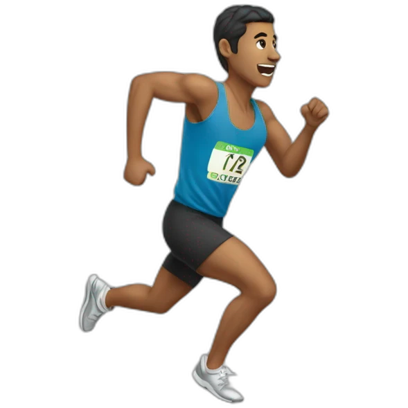 Runnin alegre emoji