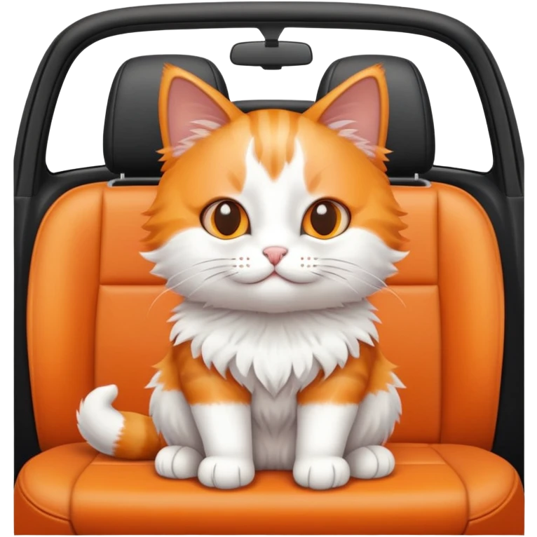 Cat in the car emoji