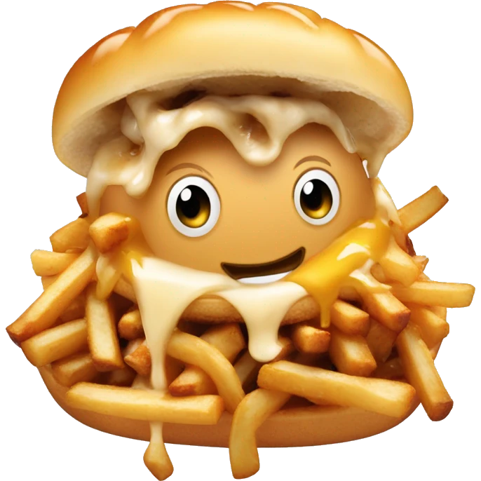 Poutine qui mange emoji