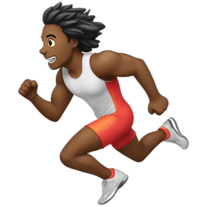 running fast emoji