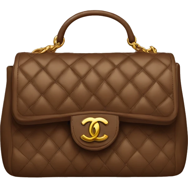 Brown Chanel bag  emoji
