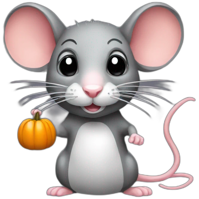 Halloween rat emoji