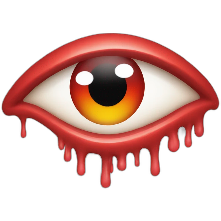 eye red emoji