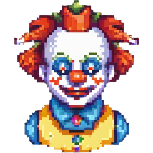 bright clown emoji