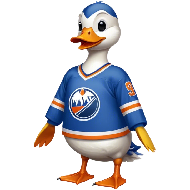 Duck with Wayne Gretzky  emoji