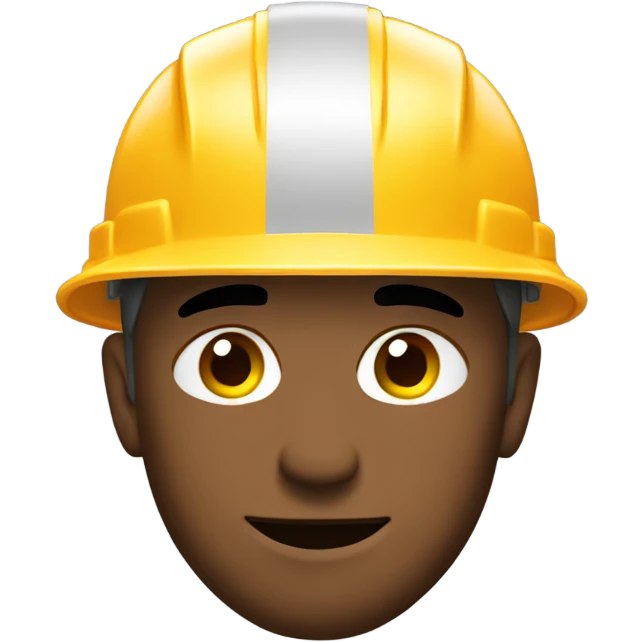 man with construction helmet emoji