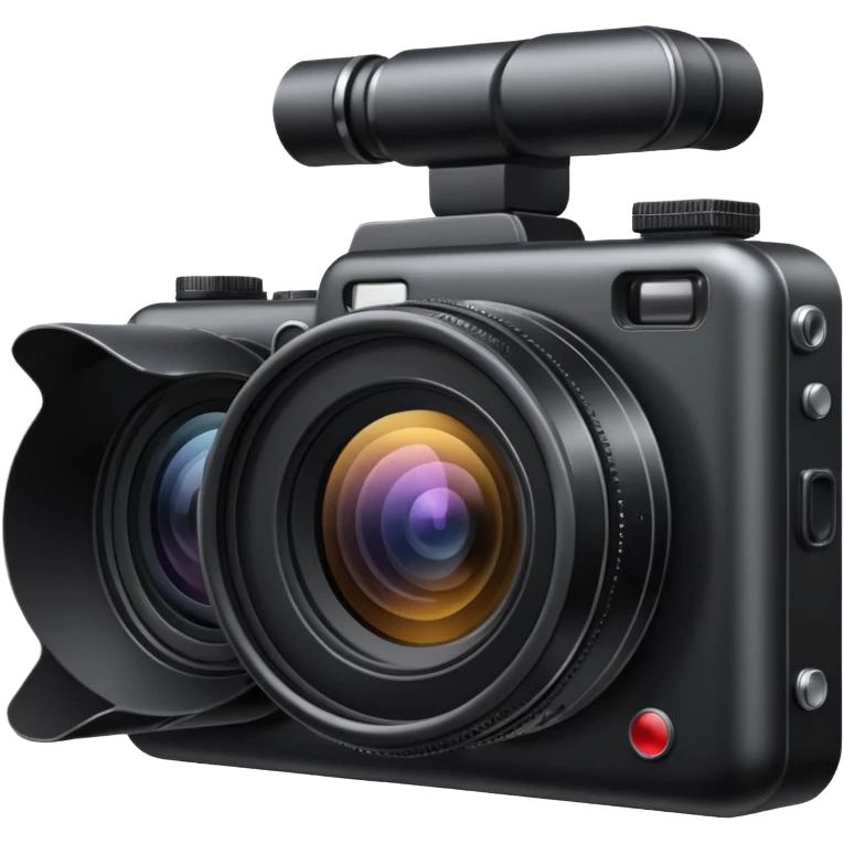 Camera with large lens emoji