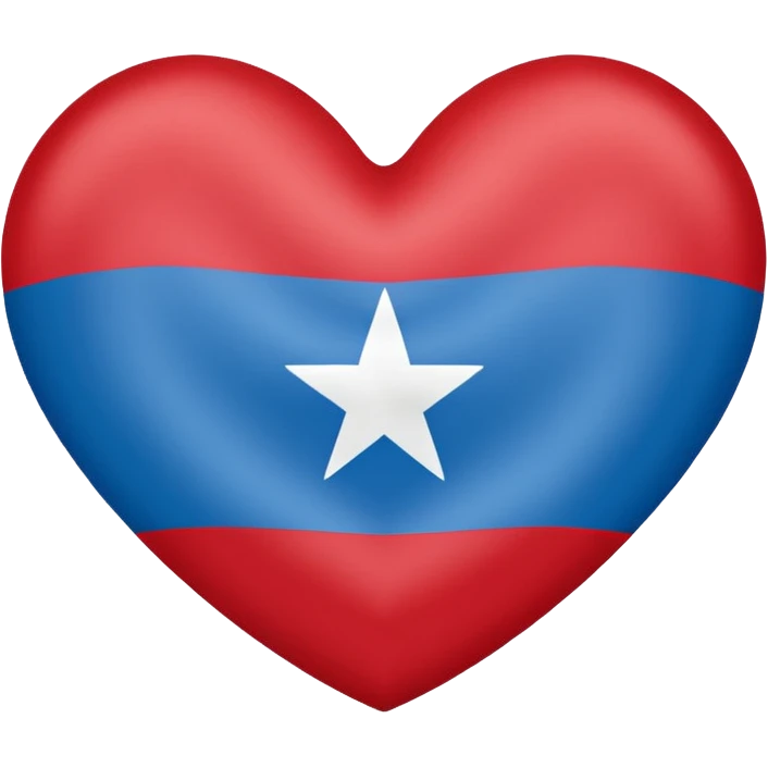 Heart flag micronesia emoji