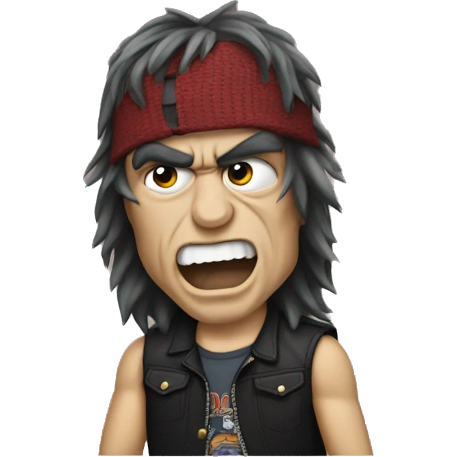 ACDC Metal head emoji