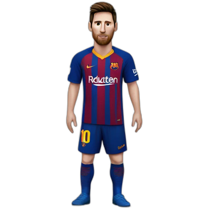 messi barcelona emoji