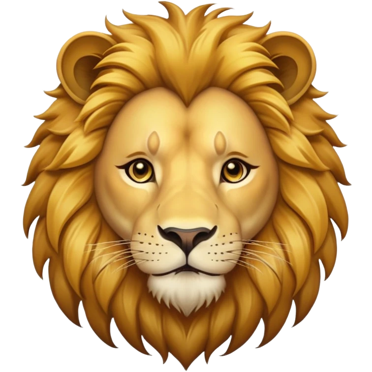 standard lion face emoji emoji
