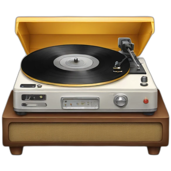 RECORD PLAYER emoji
