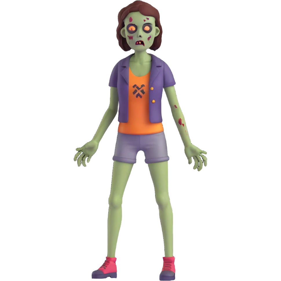 zombie female emoji