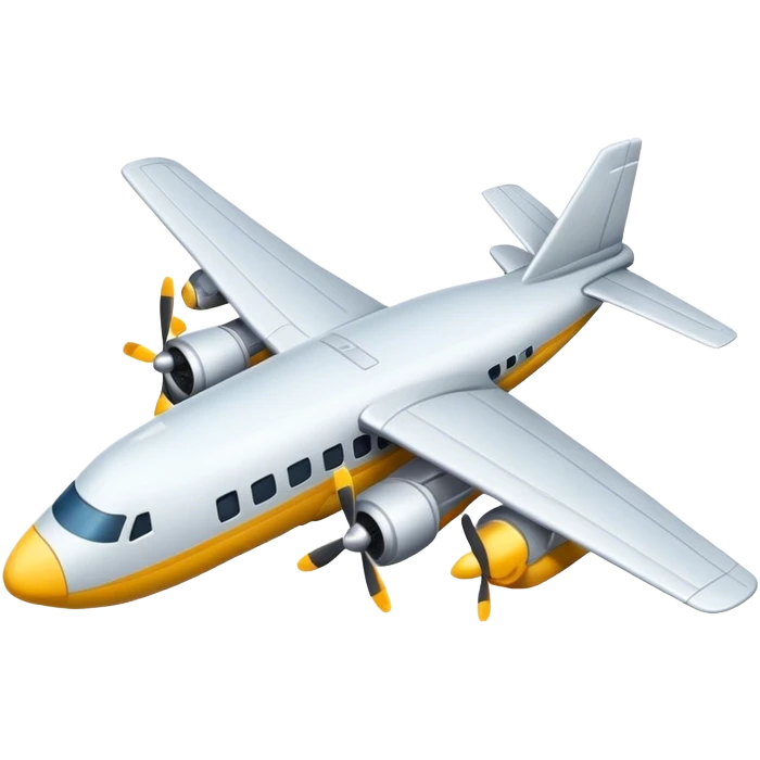 Crashing plane emoji