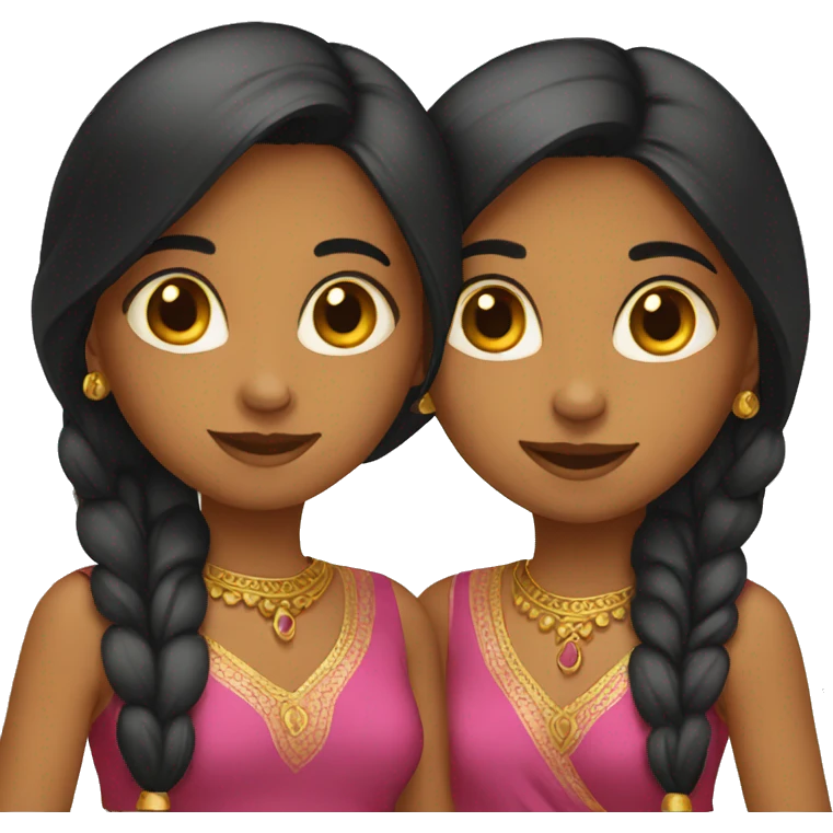 two indian girls emoji