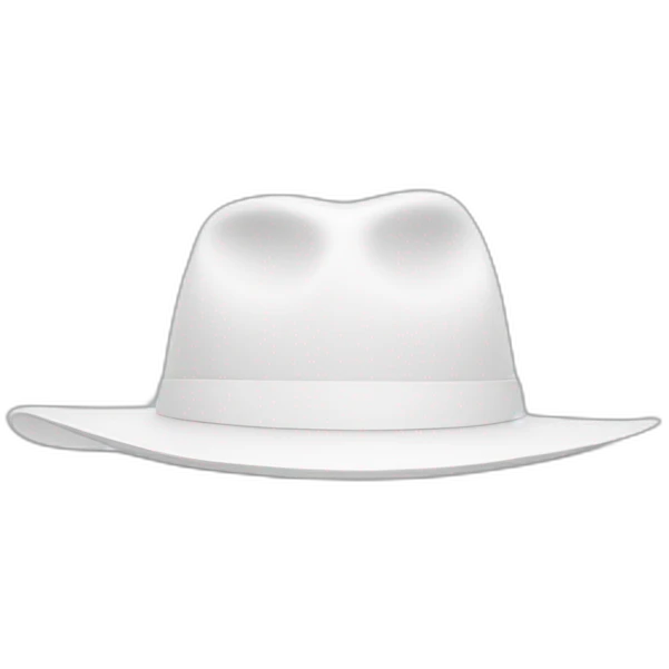 white hat emoji