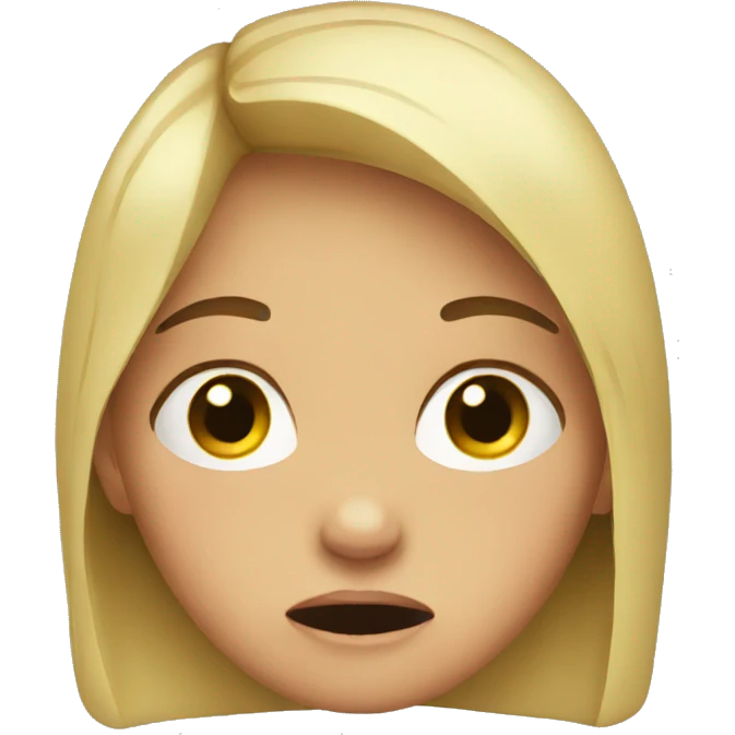 Girl crying  emoji
