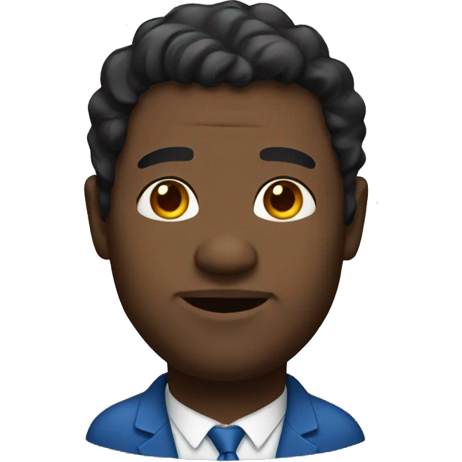create a fat black man emoji